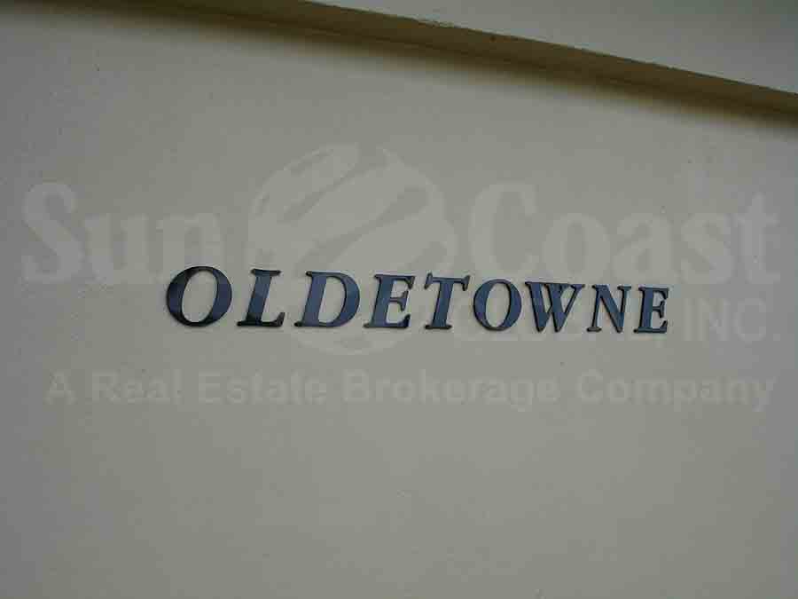 Olde Towne Condo Signage